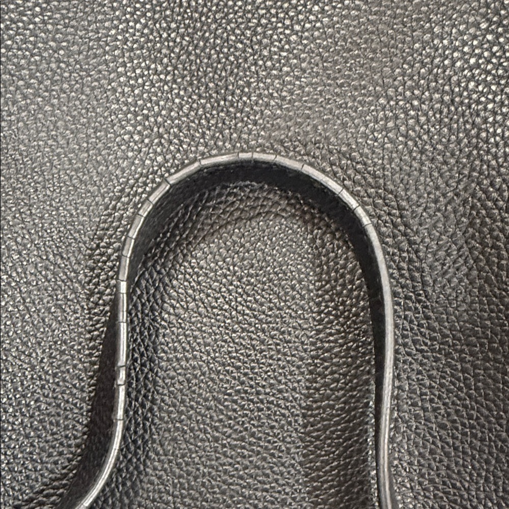 Aeropostale Black Faux Leather Shoulder Tote Bag - Picture 10 of 10
